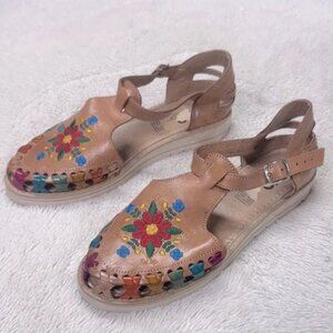 Colorful Embroidered Huaraches